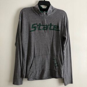 VS PINK MSU Spartans Half Zip